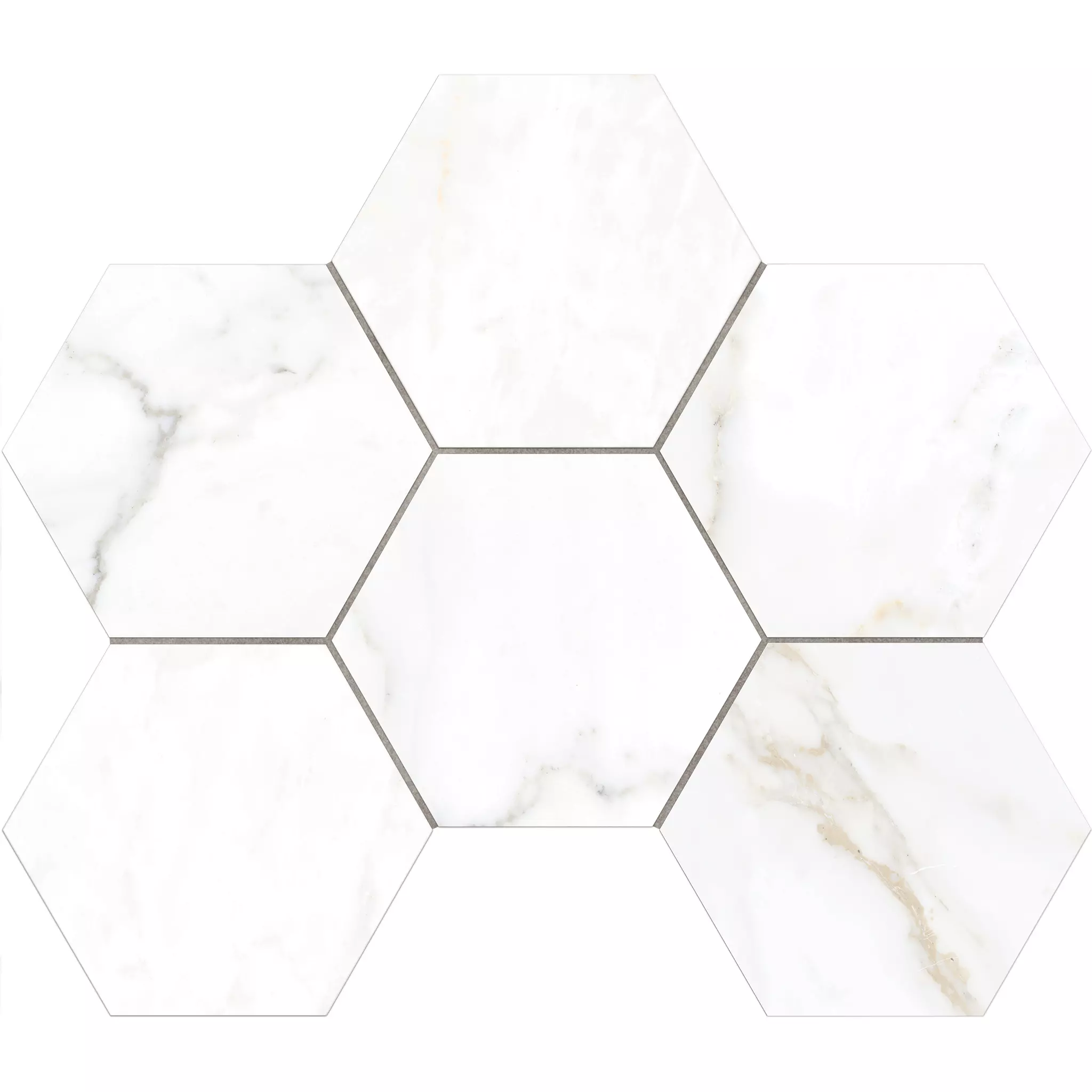 Мозаика 25x28.5 белый Estima Ideal ID01