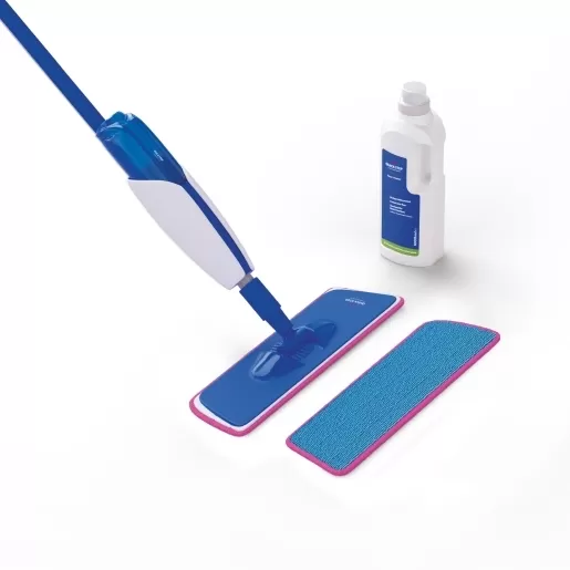 Набор по уходу (Швабра/Микрофибровая тряпка/Средство Clean 1000ml)