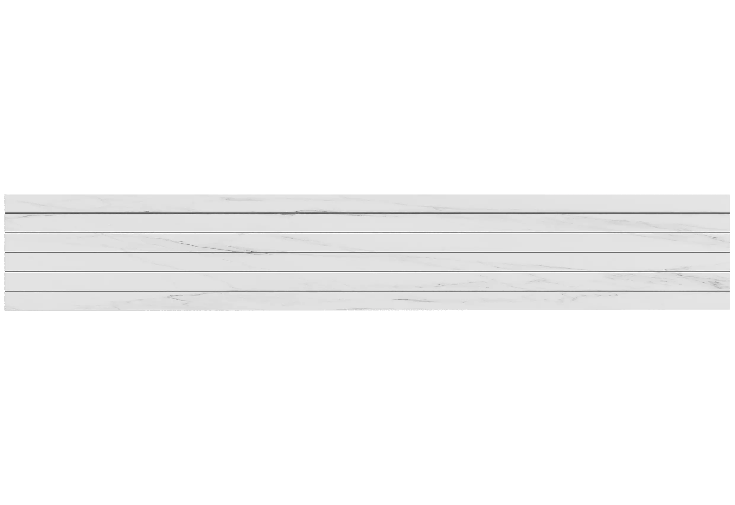 Мозаика 19x120 белый Estima Supreme SM01