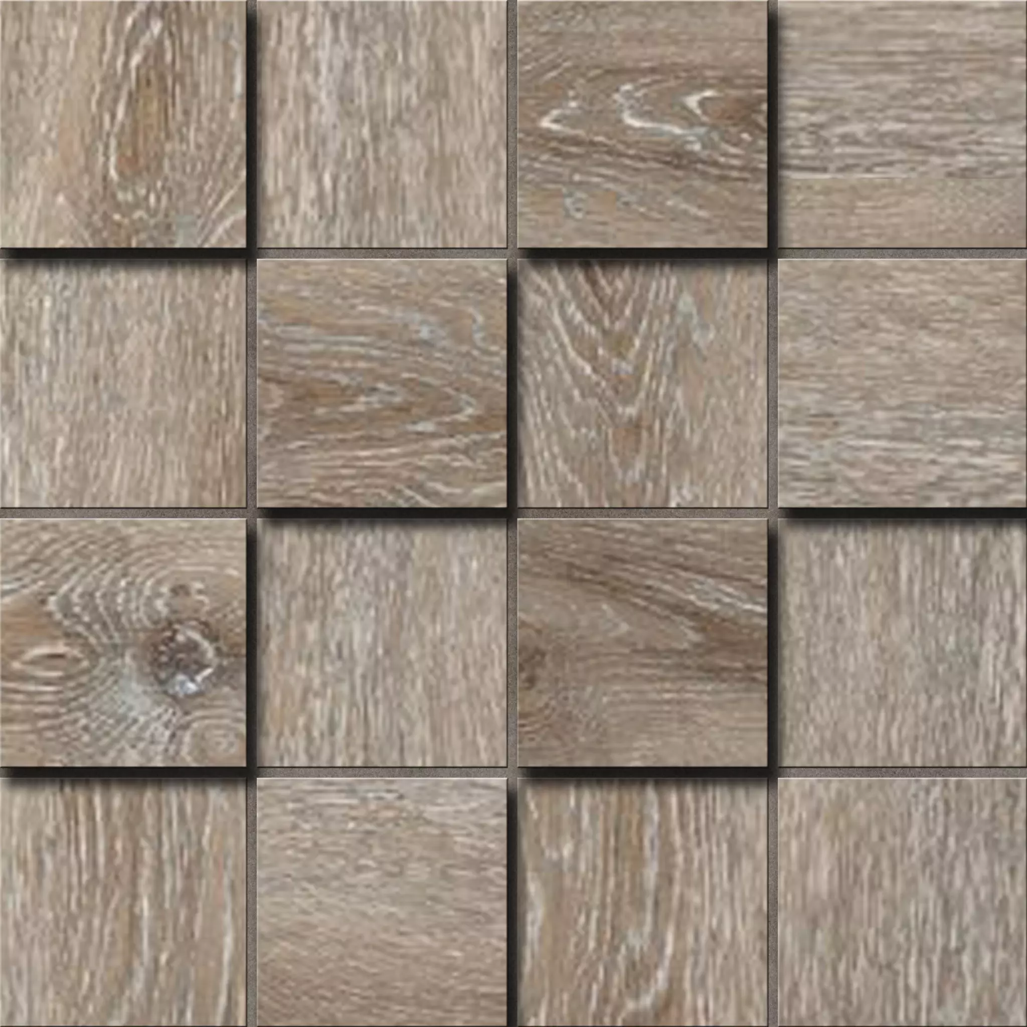 Мозаика 30x30 коричневый Estima Daintree DA04