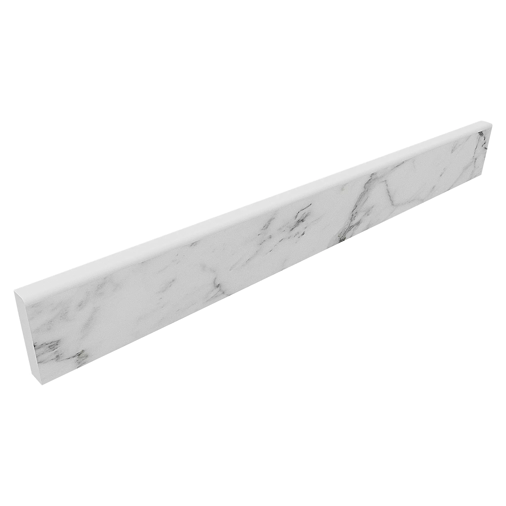Плинтус 7x60 белый Estima AB01