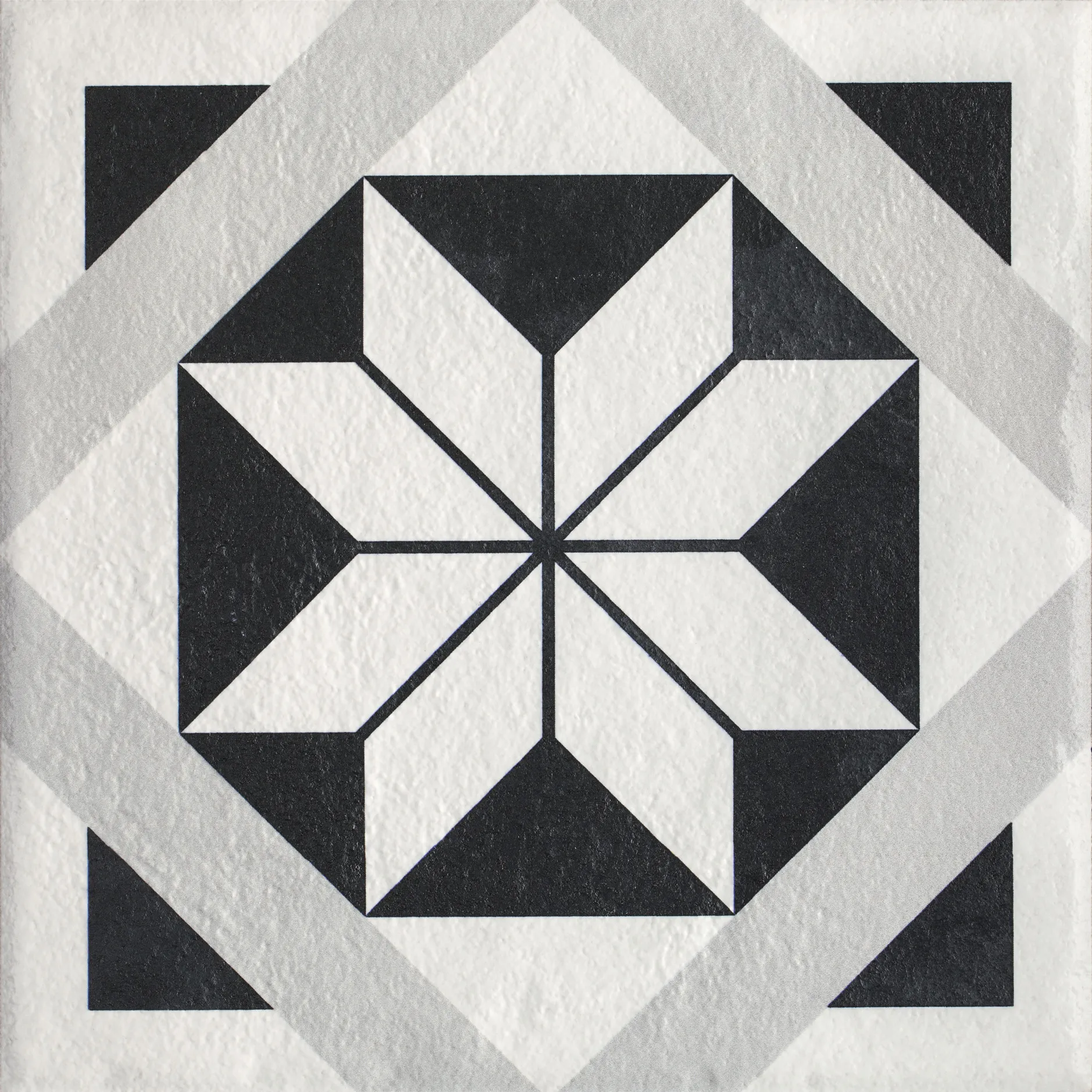 Керамогранит 19.8х19.8 nero/bianco Paradyz Modern