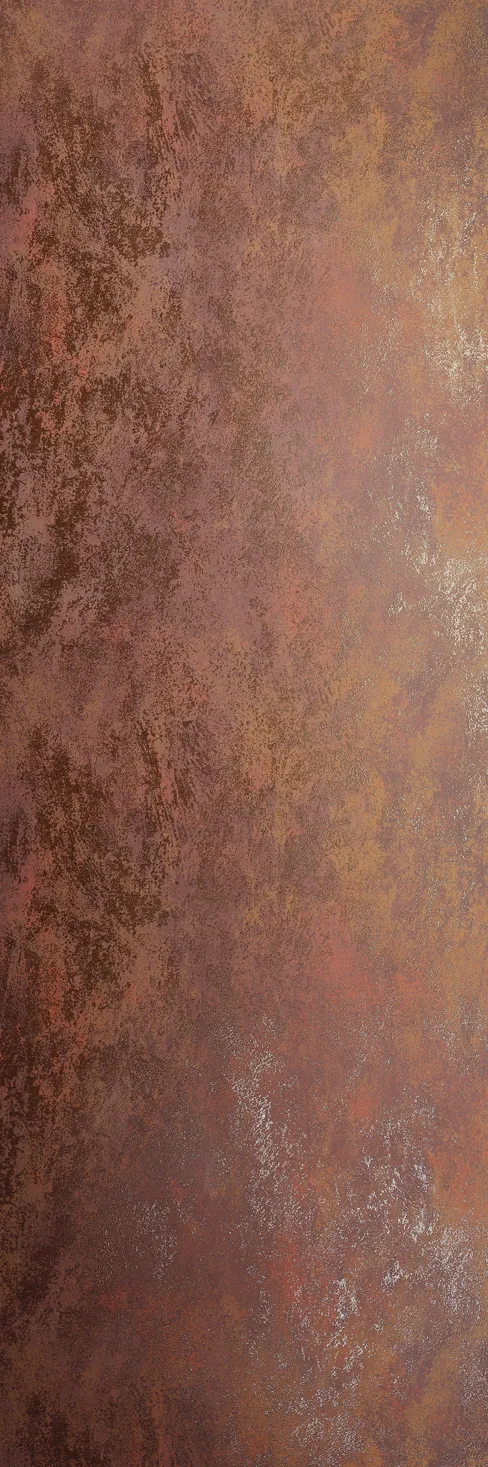 Керамогранит 100х300 коричневый Laminam Oxide Moro