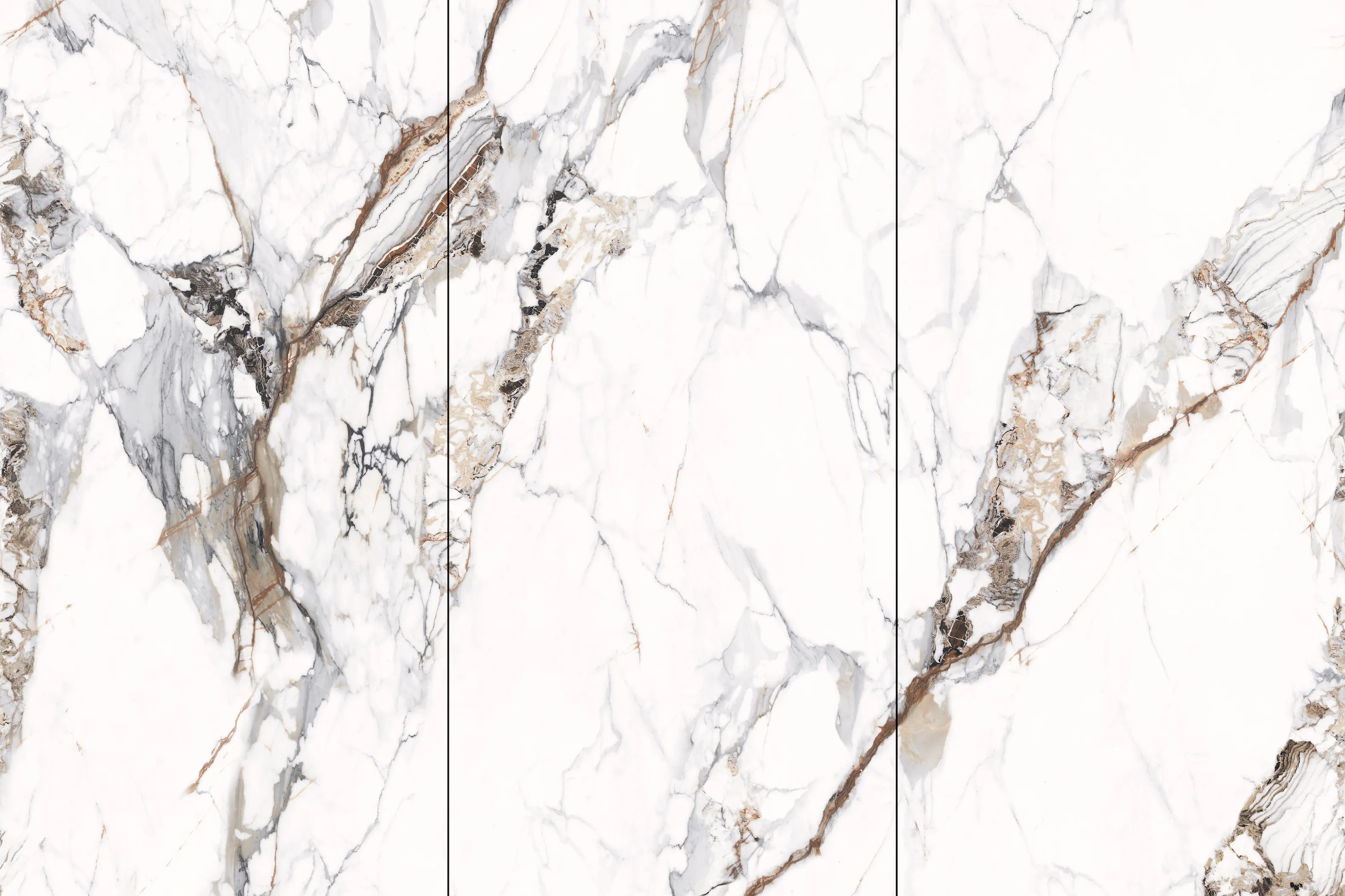 Керамогранит Breccia Capria 120х240 белый NT Ceramic Atlas Wide NTT3005P