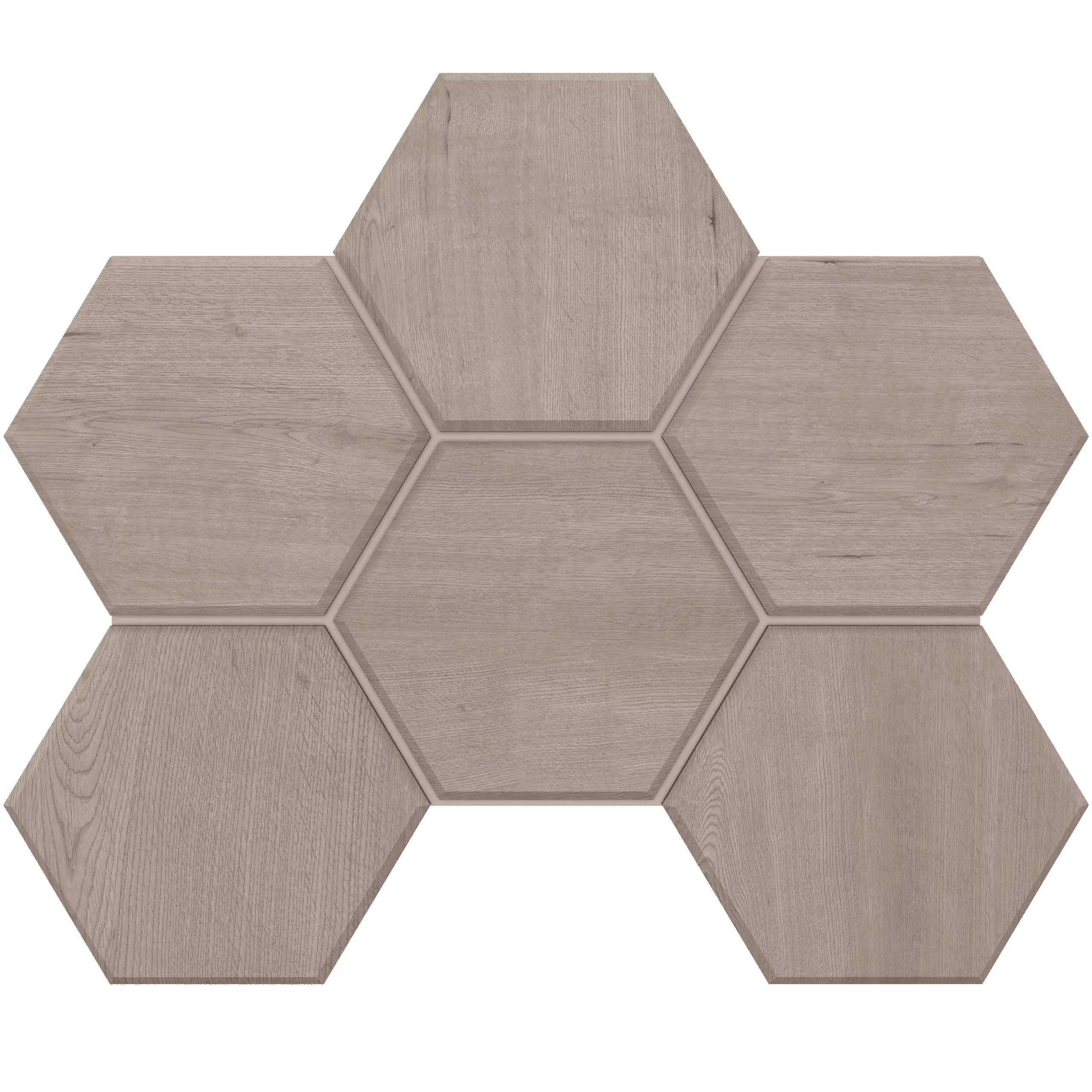 Мозаика 25x28.5 серый Estima Classic Wood CW01