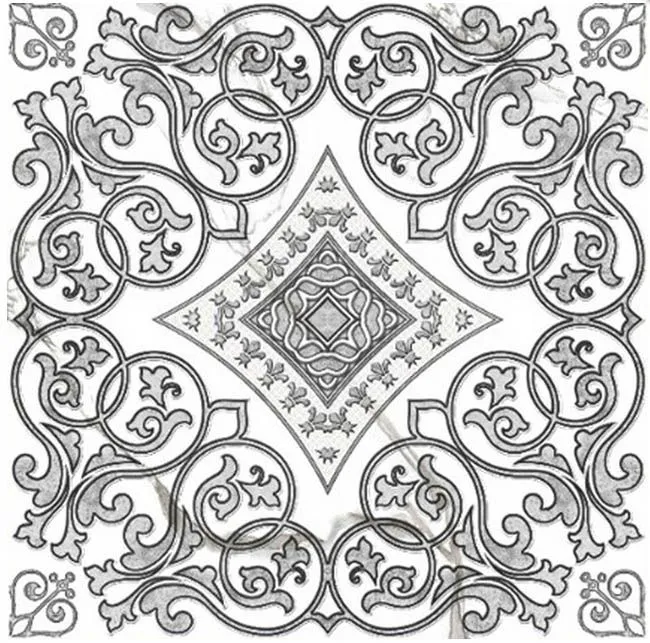 Керамогранит 40x40 белый Grasaro Classic Marble White G-270 d04
