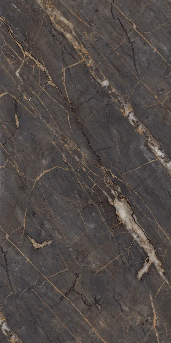 Керамогранит 80х160 коричневый Maimoon Ceramica HG Glossy Flamingo Gold