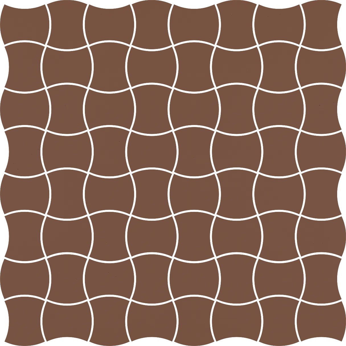 Мозаика 30.9х30.9 brown Paradyz Modernizm