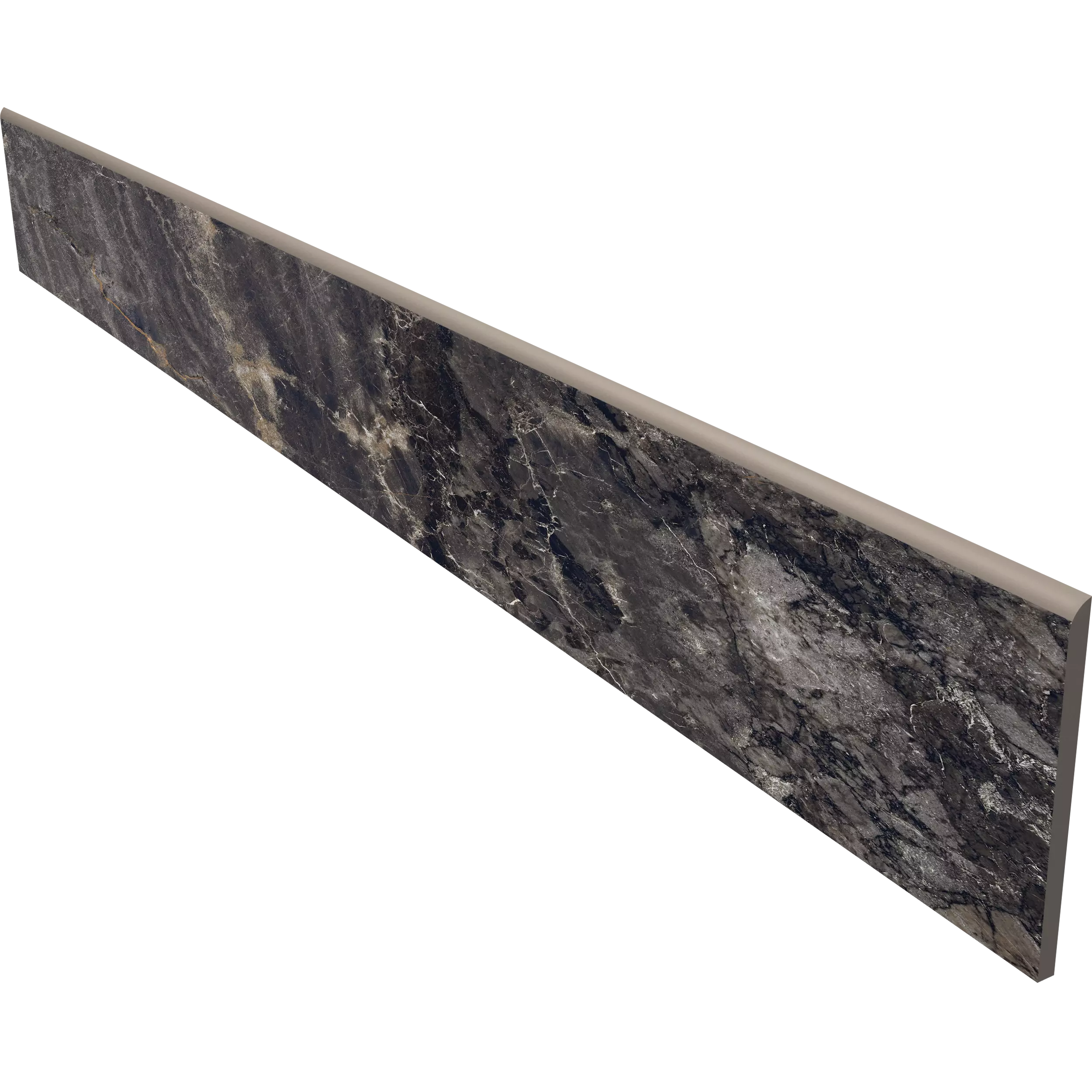 Плинтус 7x60 черный Estima Marble MOG501