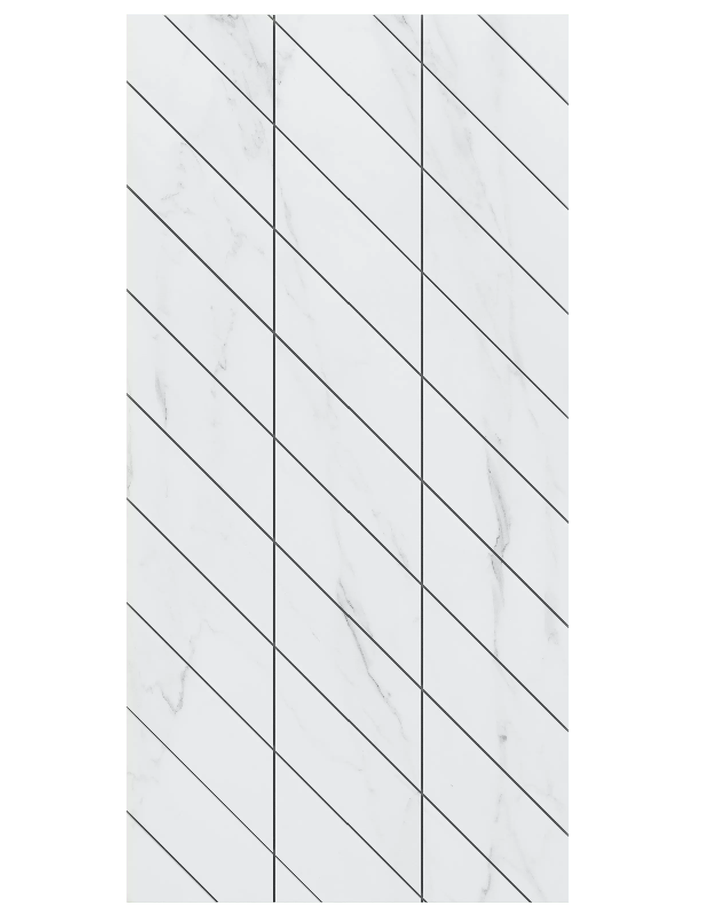 Мозаика 30x60 белый Estima Supreme SM01