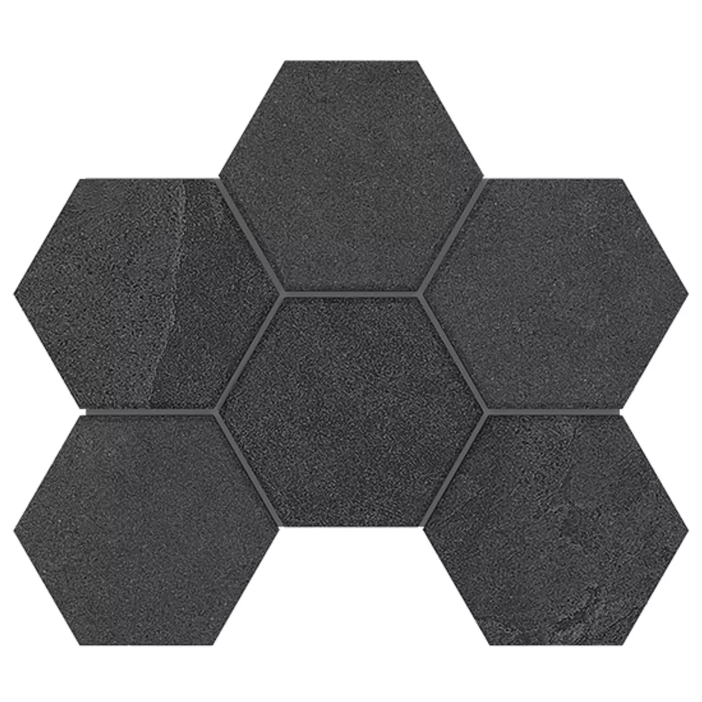 Мозаика 25x28.5 черный Estima Luna LN04