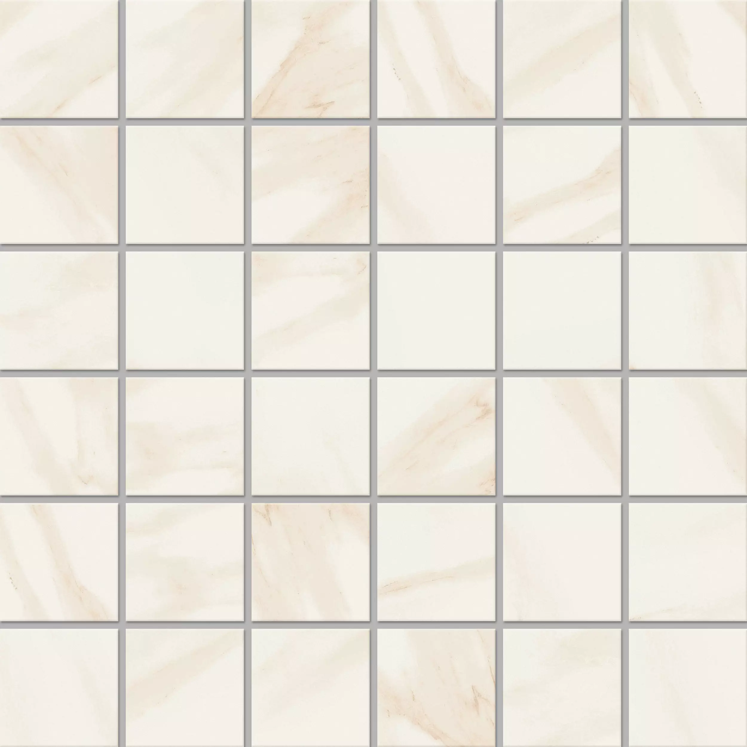 Мозаика 30x30 белый Estima Marble MOG102