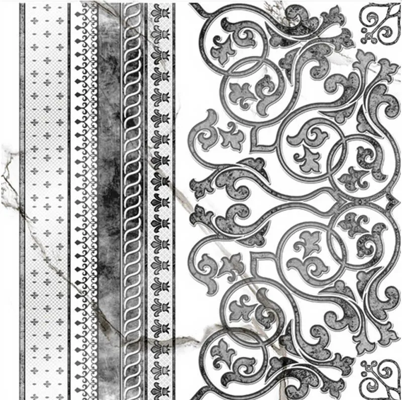 Керамогранит 40x40 белый Grasaro Classic Marble White G-270 d03