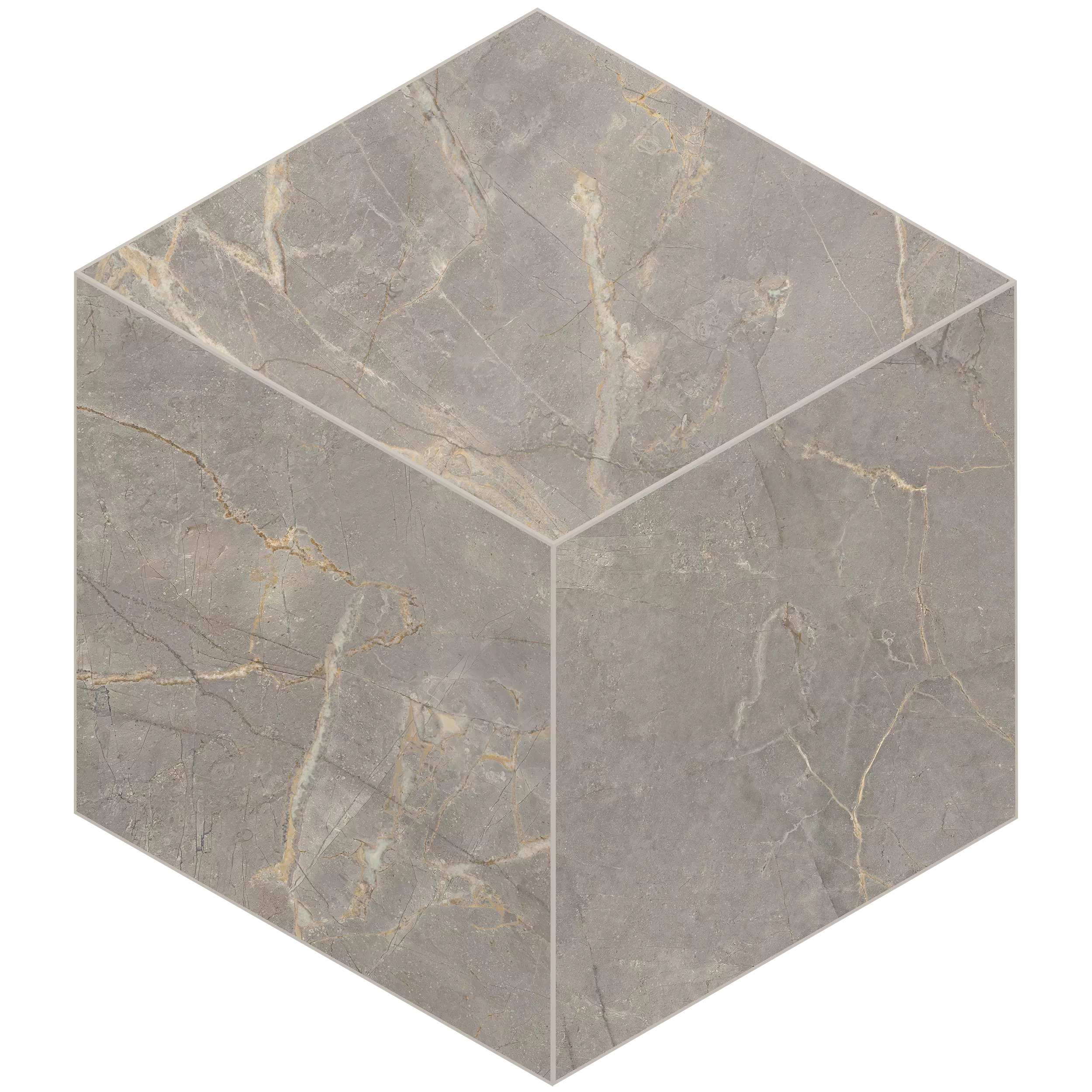 Мозаика 25x29 серый Estima Bernini BR03