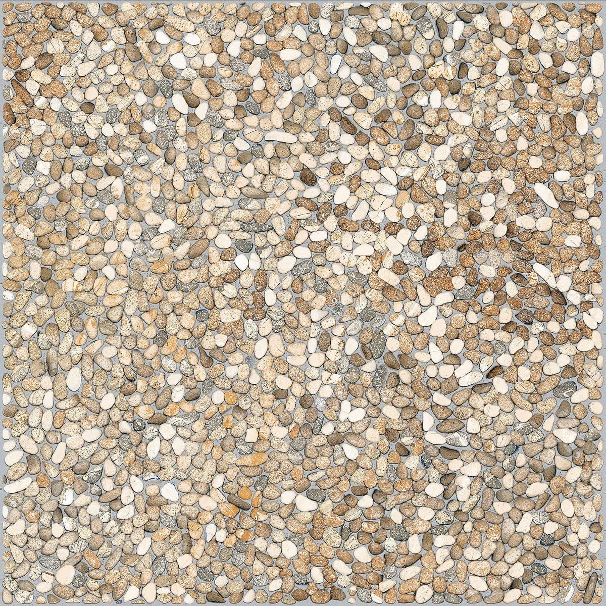 Керамогранит 40x40 бежевый Grasaro Pebble Light Beige G-531
