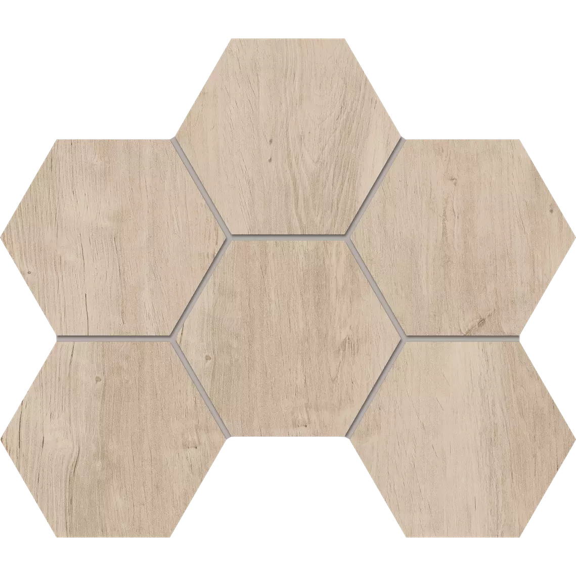 Мозаика 25x28.5 белый Estima Soft Wood SF02