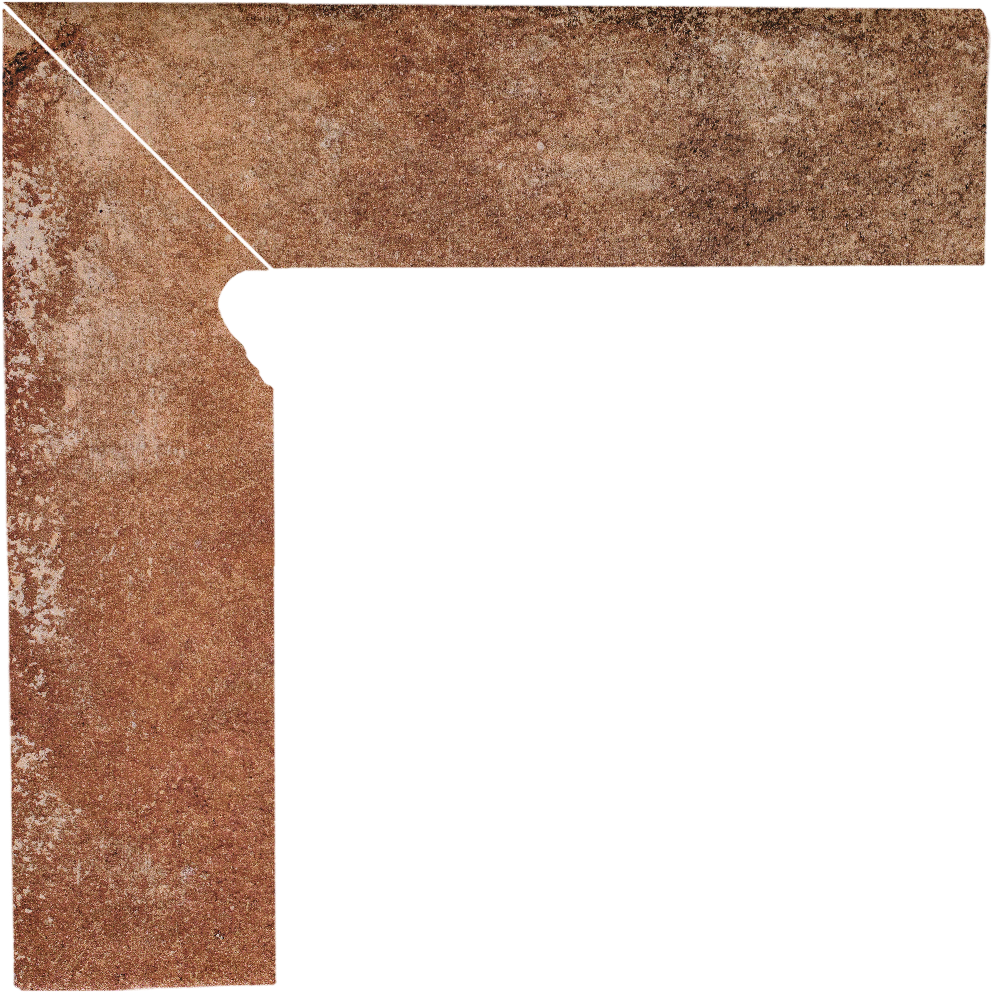 Плинтус 8.1х30 rosso Paradyz Scandiano