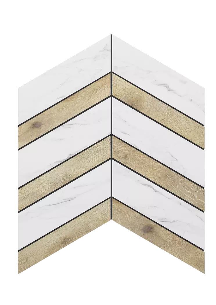 Мозаика 29x37.5 белый Estima Supreme SM01