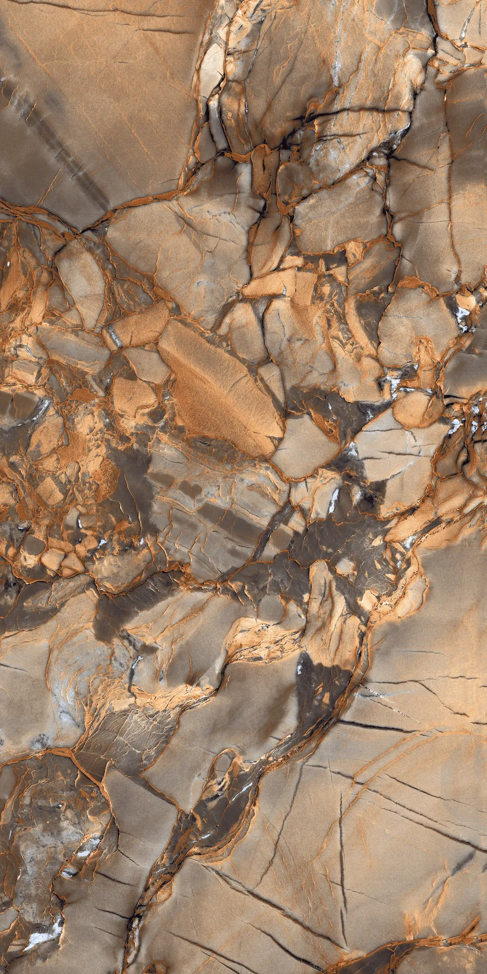 Керамогранит 60х120 коричневый Maimoon Ceramica HG Glossy Aristo Sepia