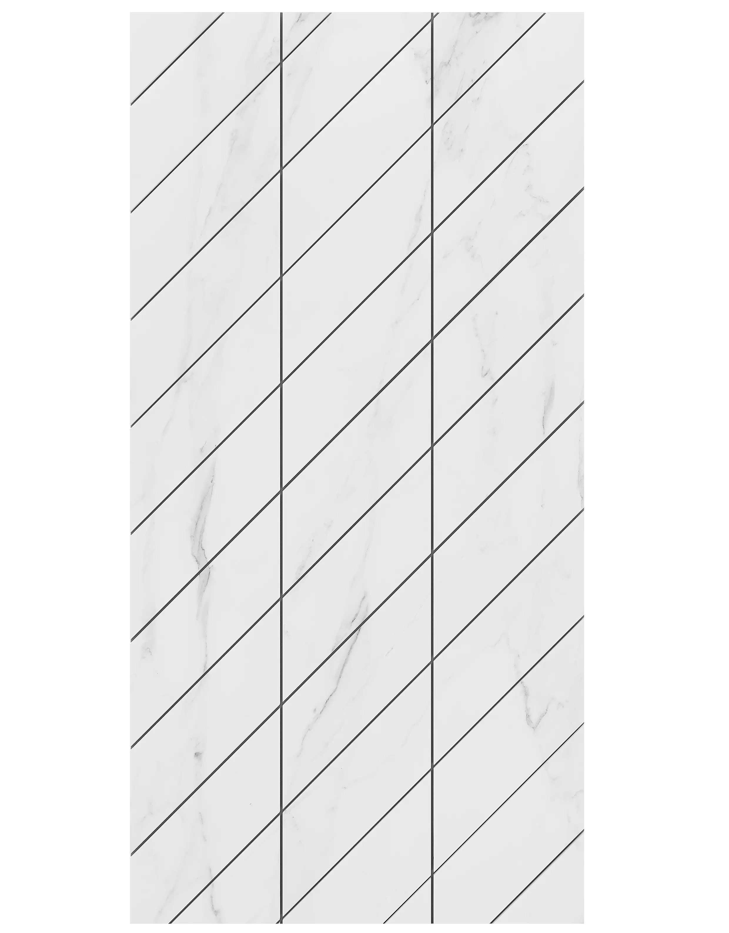 Мозаика 30x60 белый Estima Supreme SM01