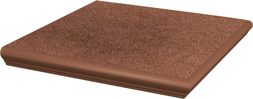 Ступени с капиносом 33х33 brown Paradyz Taurus