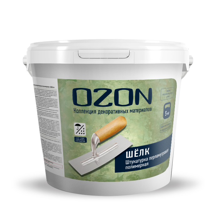 Штукатурка декоративная перламутровая "Шелк" ШЛК-5   морозостойкая