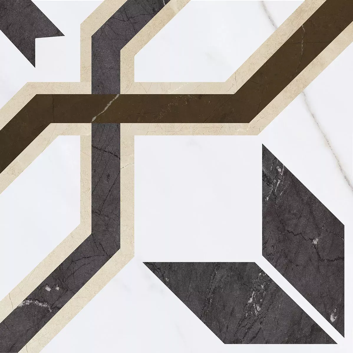 Керамогранит 40x40 белый Grasaro Monumento White G-370 d02