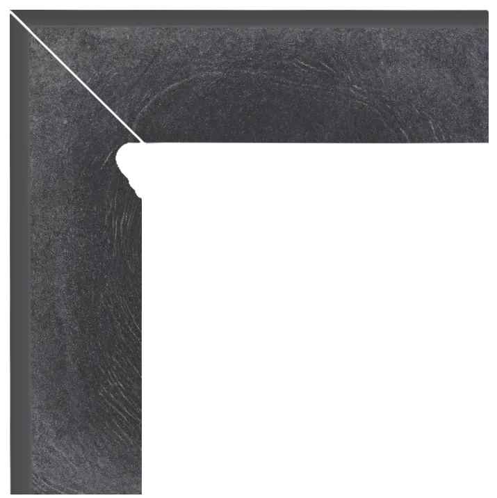 Плинтус 8.1х30 grafit Paradyz Bazalto