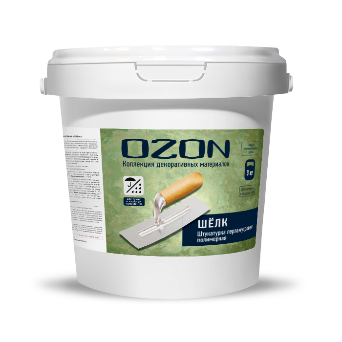Штукатурка декоративная перламутровая "Шелк" ШЛК-3   морозостойкая