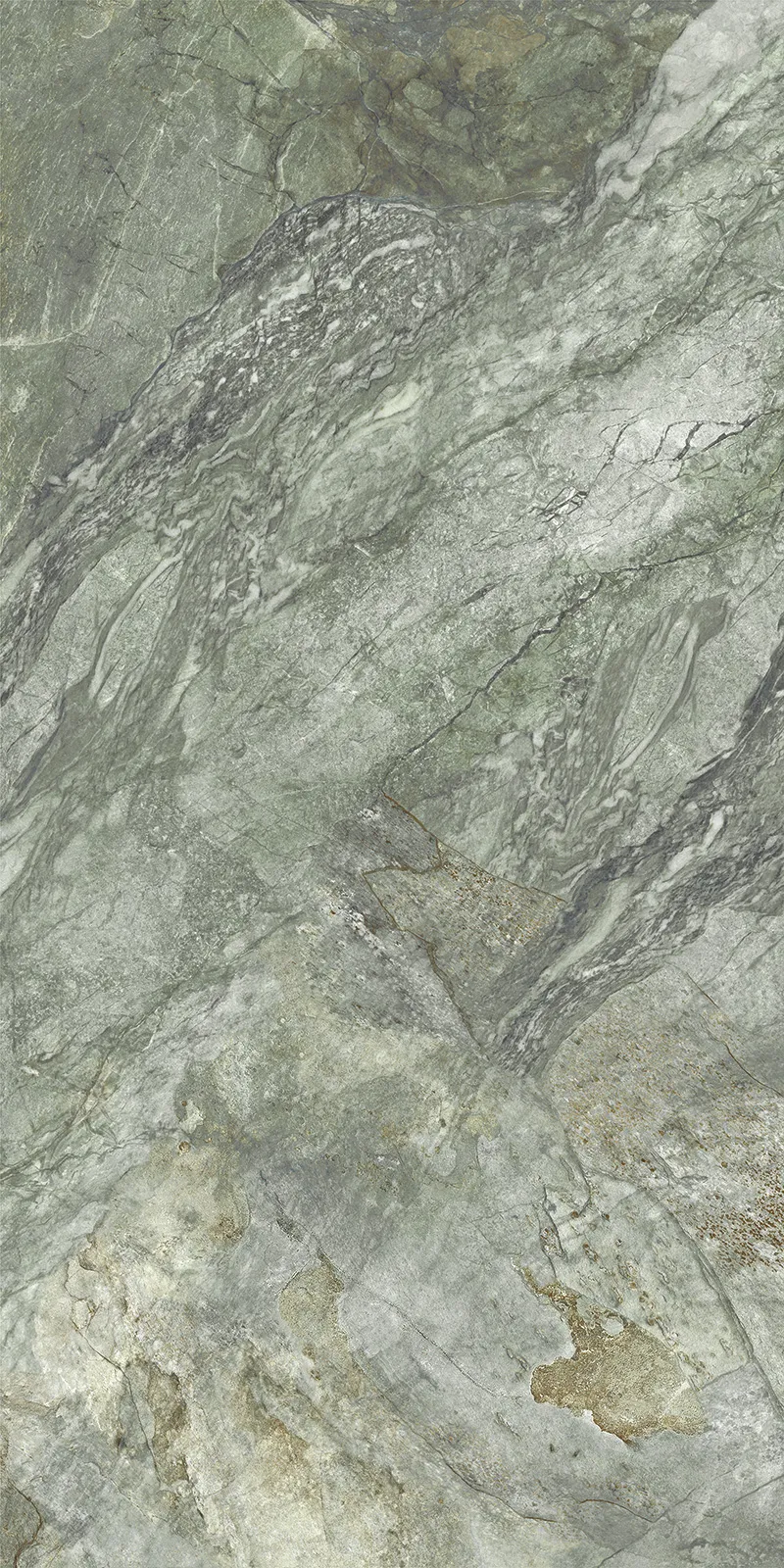 Керамогранит 60х120 зеленый Delacora Slate Green D12059M