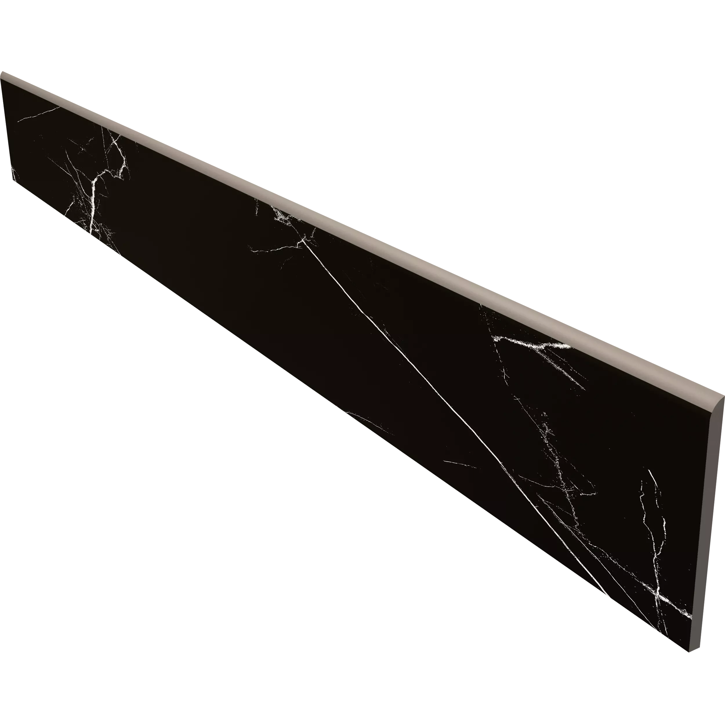 Плинтус 7x60 черный Estima Marble MOG601