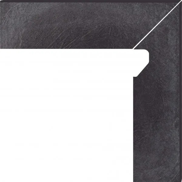 Плинтус 8.1х30 grafit Paradyz Bazalto