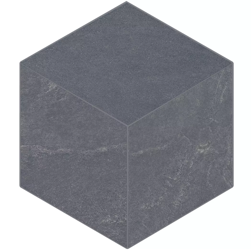 Мозаика 25x29 черный Estima Luna LN04