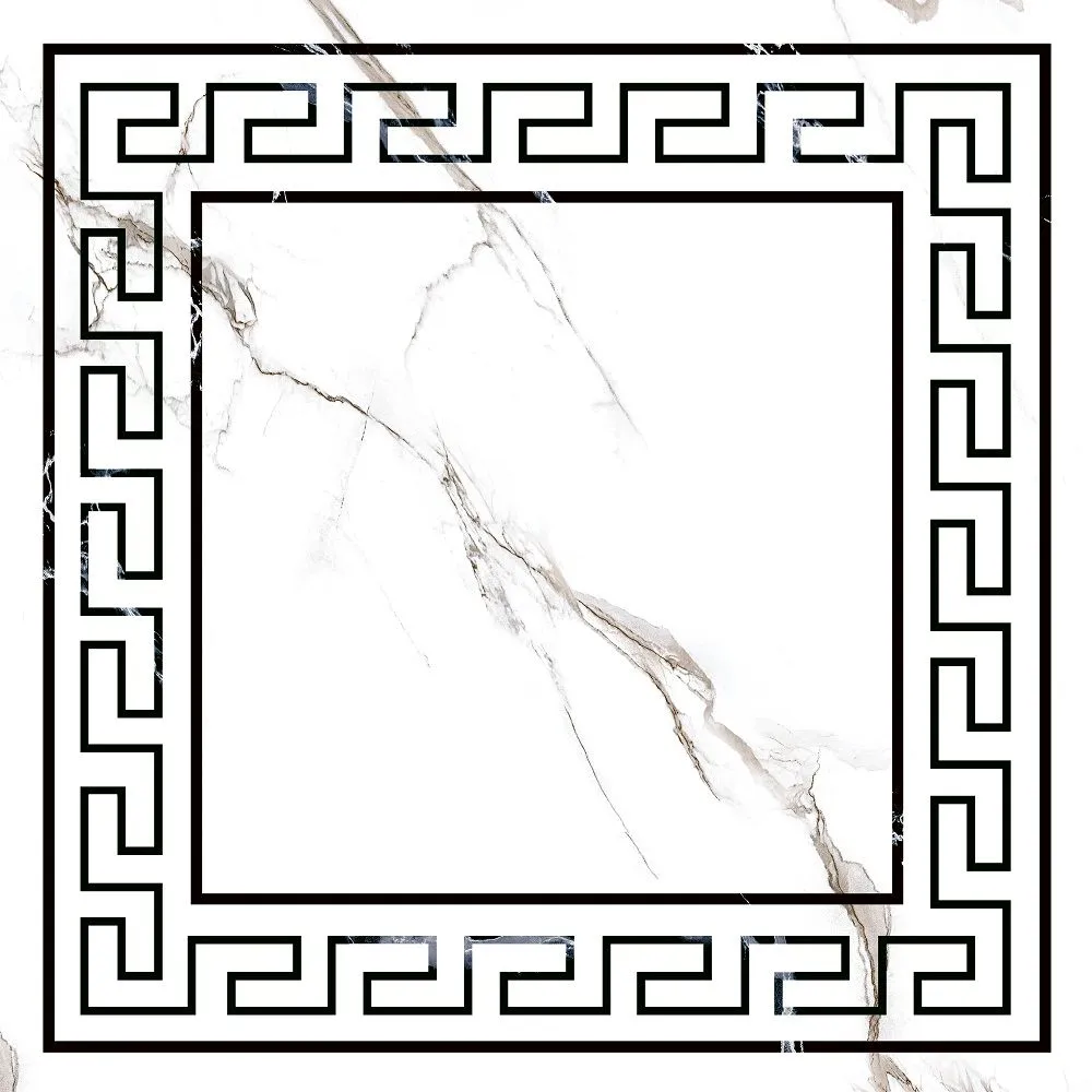 Керамогранит 40x40 белый Grasaro Classic Marble White G-270 d01